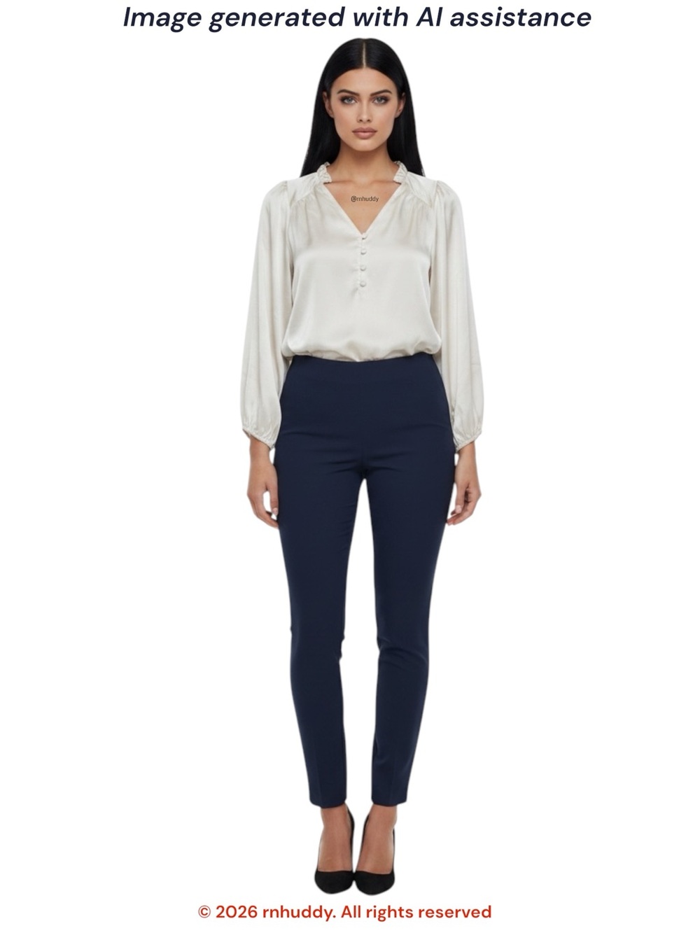 So Slimming by Chicos size 12 navy ankle pant